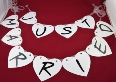Girlanda JUST MARRIED